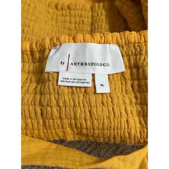 Anthropologie Smocked Tie-Back Tank NWT Size XL - Picture 13 of 16